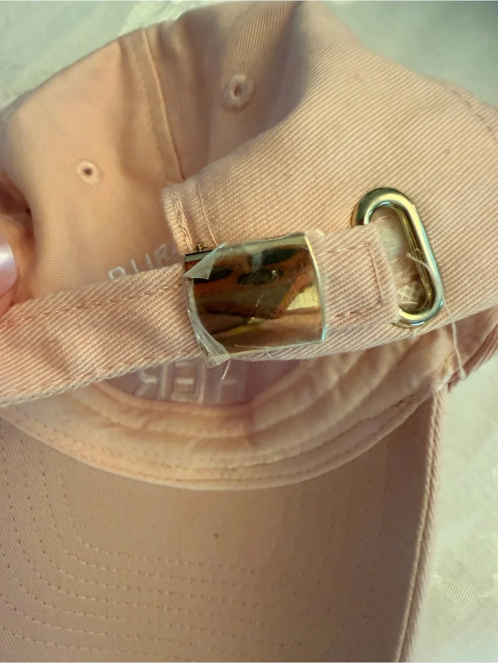Burberry Pink Baseball Cap